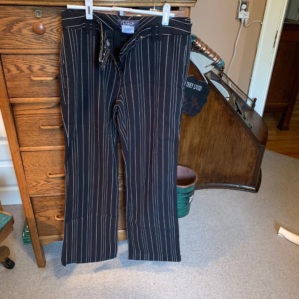 Black pin striped dress slacks size 7